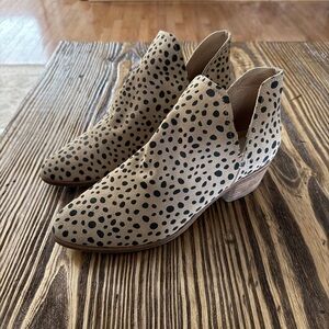 Spotted Ankle Boots